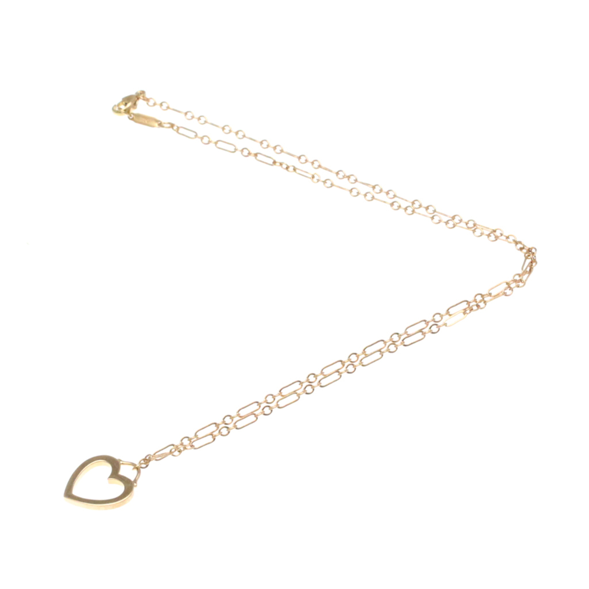 Tiffany Sentimental Heart Necklace Pink Gold (18K) No Stone Men,Women Fashion Pendant Necklace (Pink Gold)