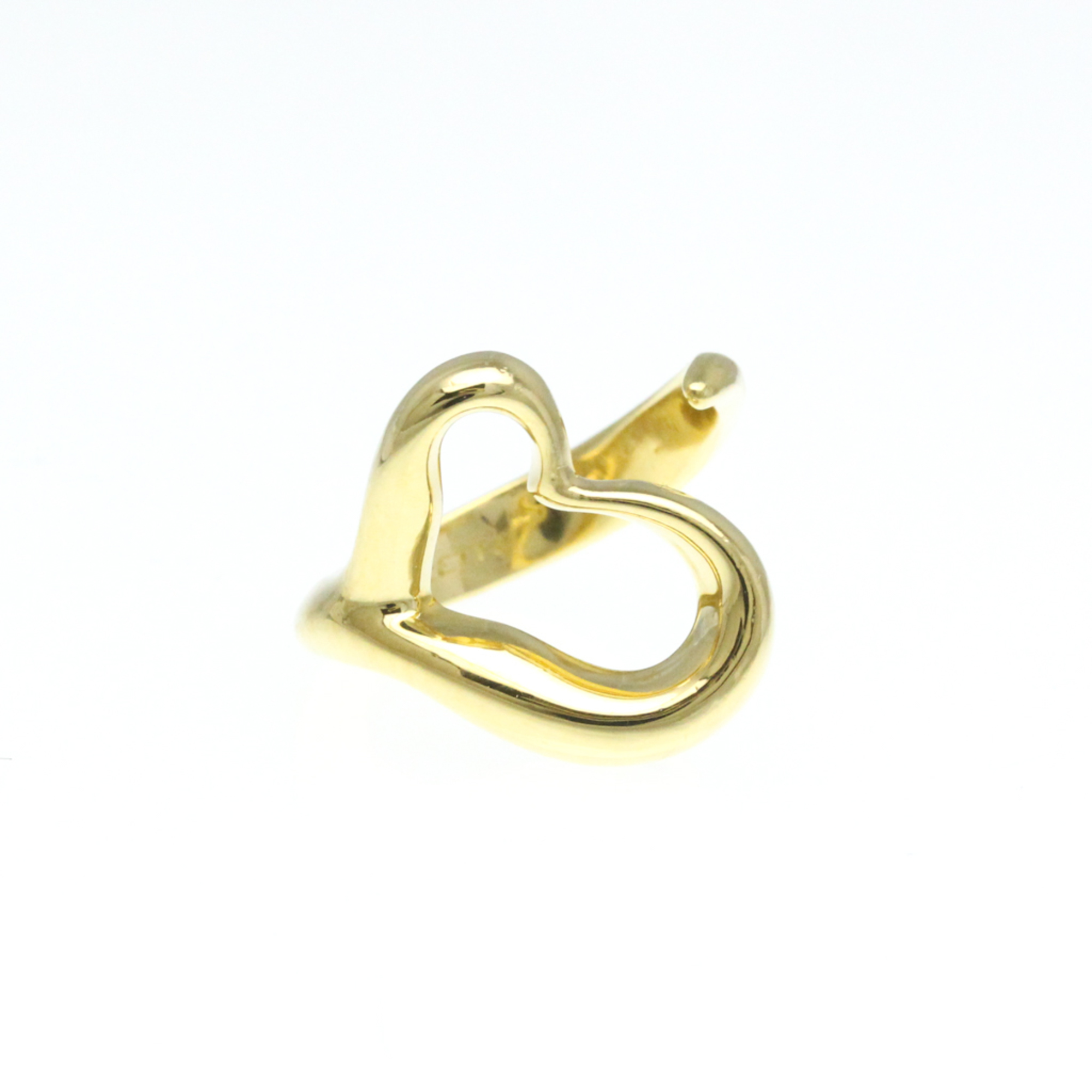 Tiffany Open Heart Yellow Gold (18K) Fashion No Stone Band Ring Gold