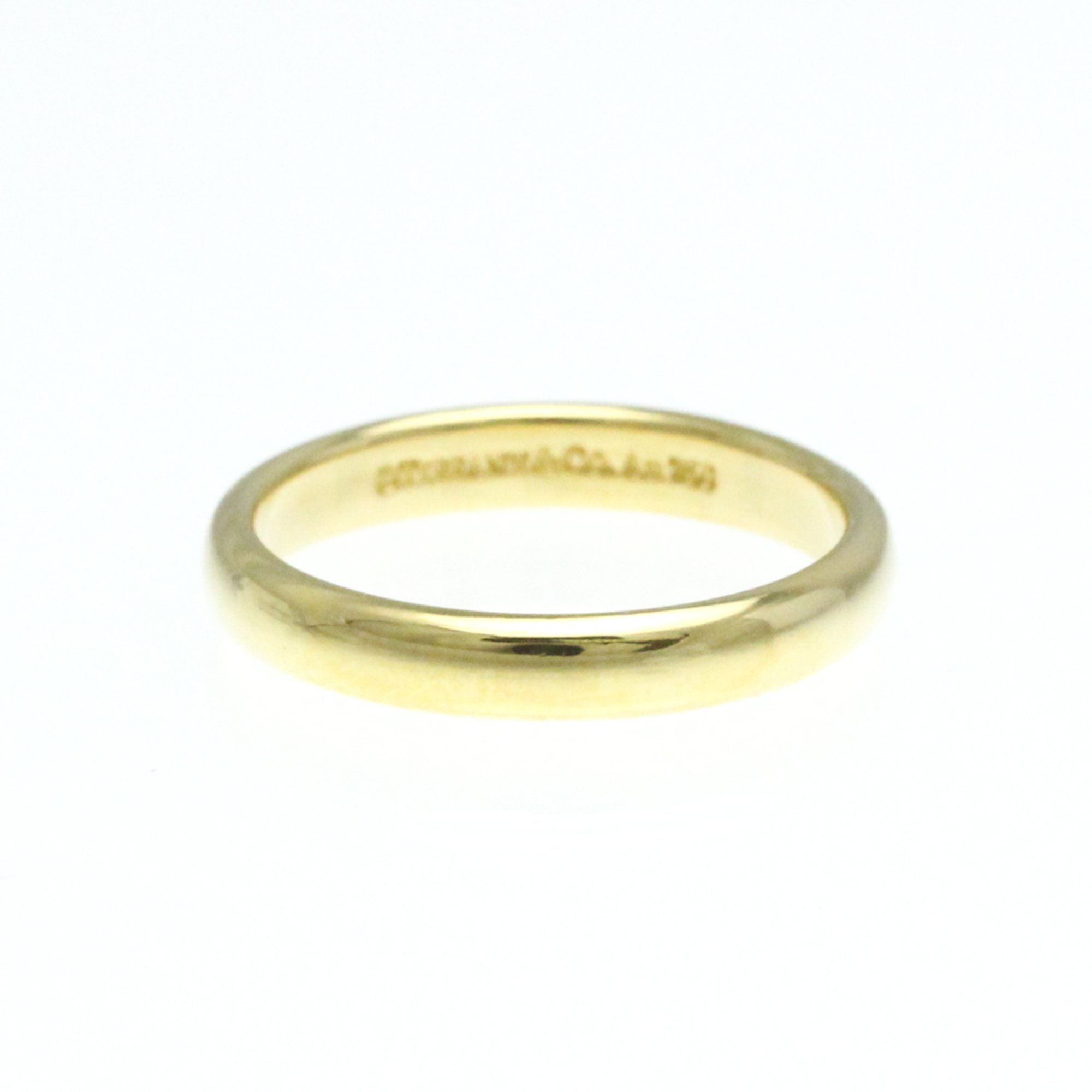 Tiffany Stacking Band Ring Yellow Gold (18K) Fashion No Stone Band Ring Gold