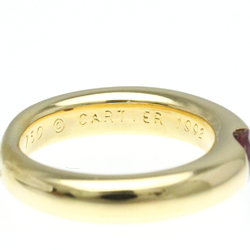 Cartier Ellipse Ruby Ring Yellow Gold (18K) Fashion Ruby Band Ring Gold