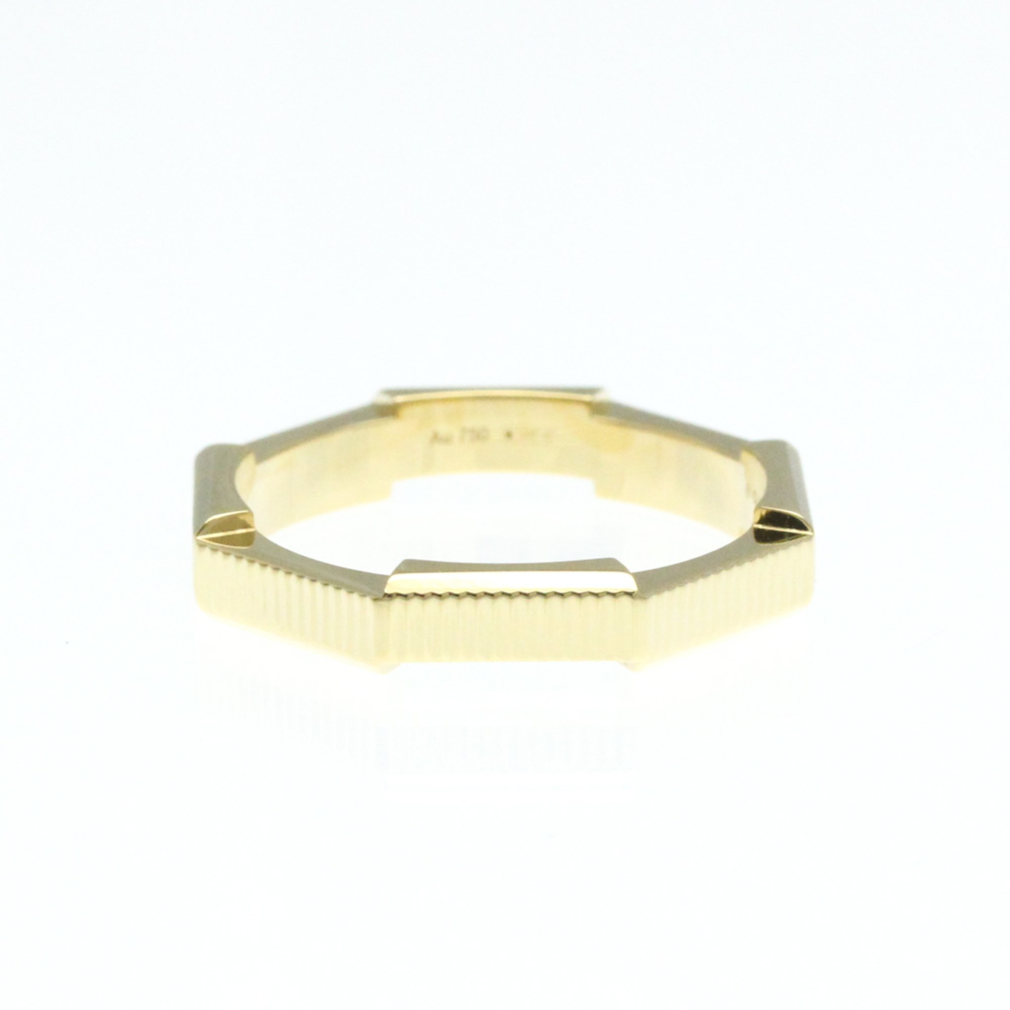 Gucci Link Toe Ring Yellow Gold (18K) Fashion No Stone Band Ring Gold