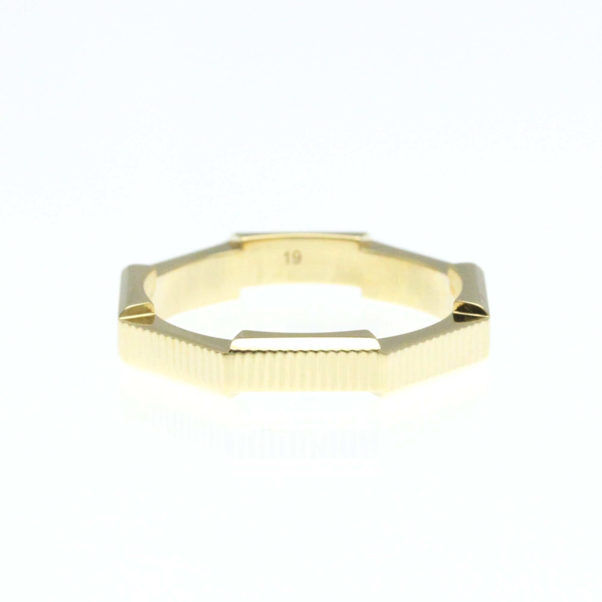 Gucci Link Toe Ring Yellow Gold (18K) Fashion No Stone Band Ring Gold