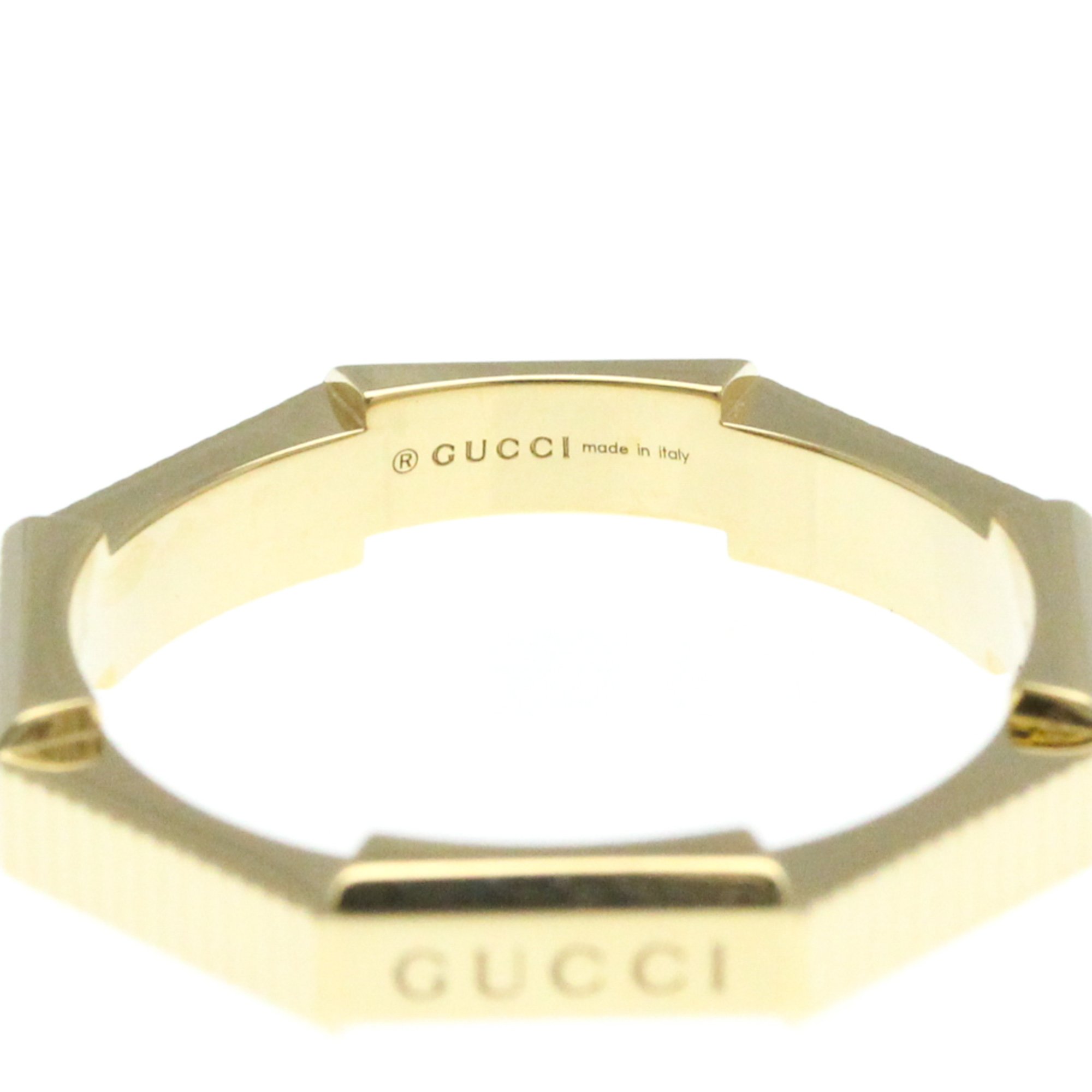 Gucci Link Toe Ring Yellow Gold (18K) Fashion No Stone Band Ring Gold