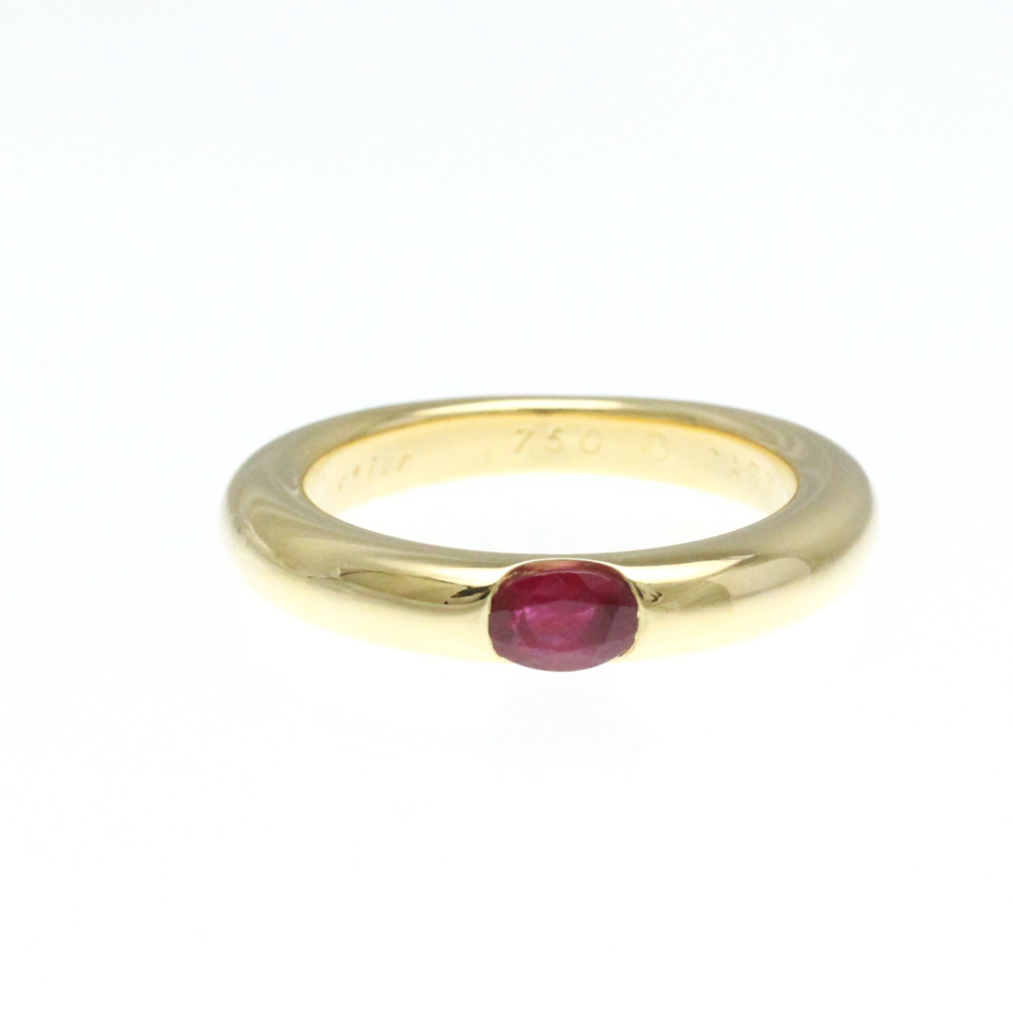 Cartier Ellipse Ruby Ring Yellow Gold (18K) Fashion Ruby Band Ring Gold