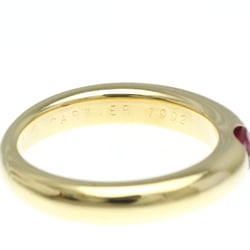 Cartier Ellipse Ruby Ring Yellow Gold (18K) Fashion Ruby Band Ring Gold