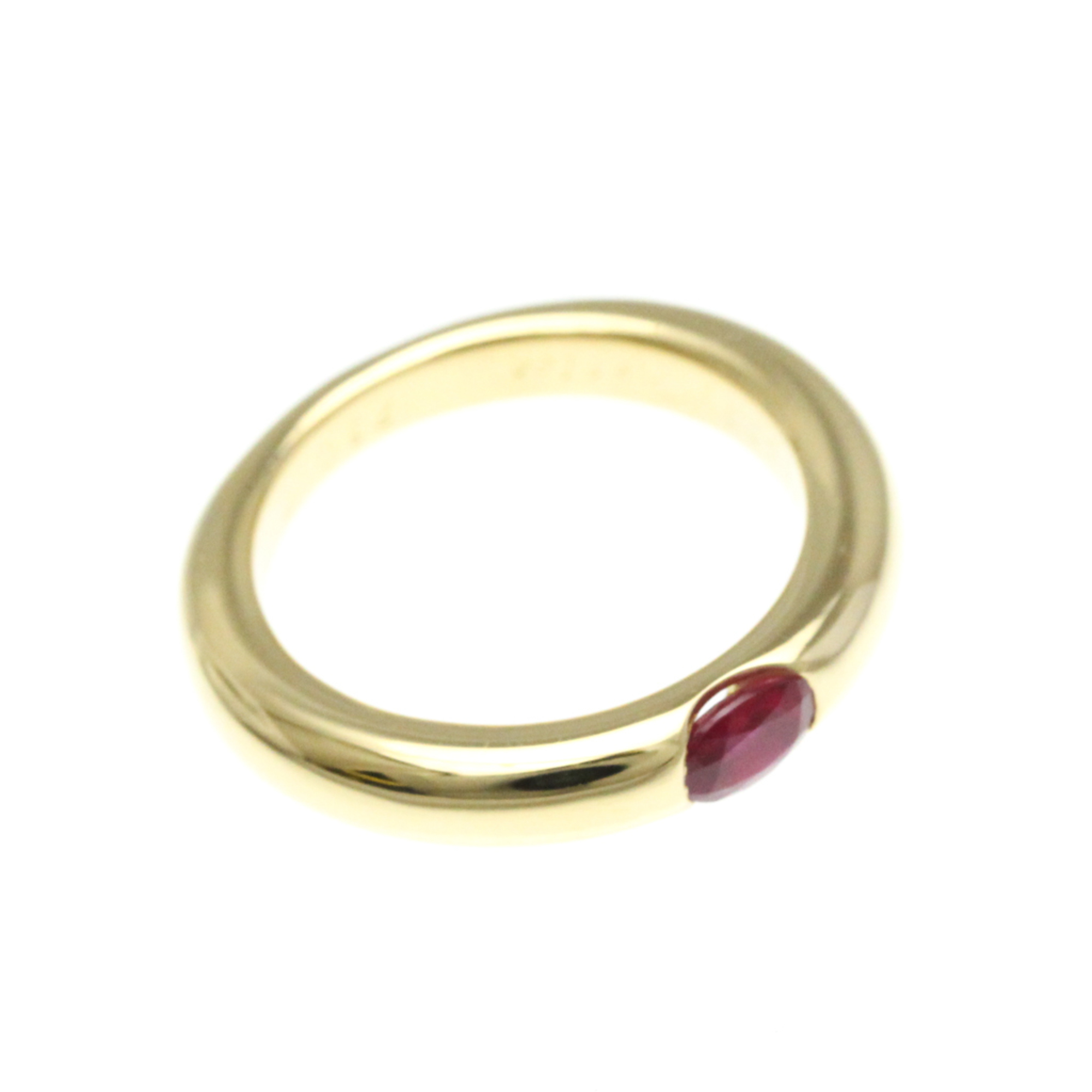 Cartier Ellipse Ruby Ring Yellow Gold (18K) Fashion Ruby Band Ring Gold