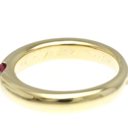 Cartier Ellipse Ruby Ring Yellow Gold (18K) Fashion Ruby Band Ring Gold