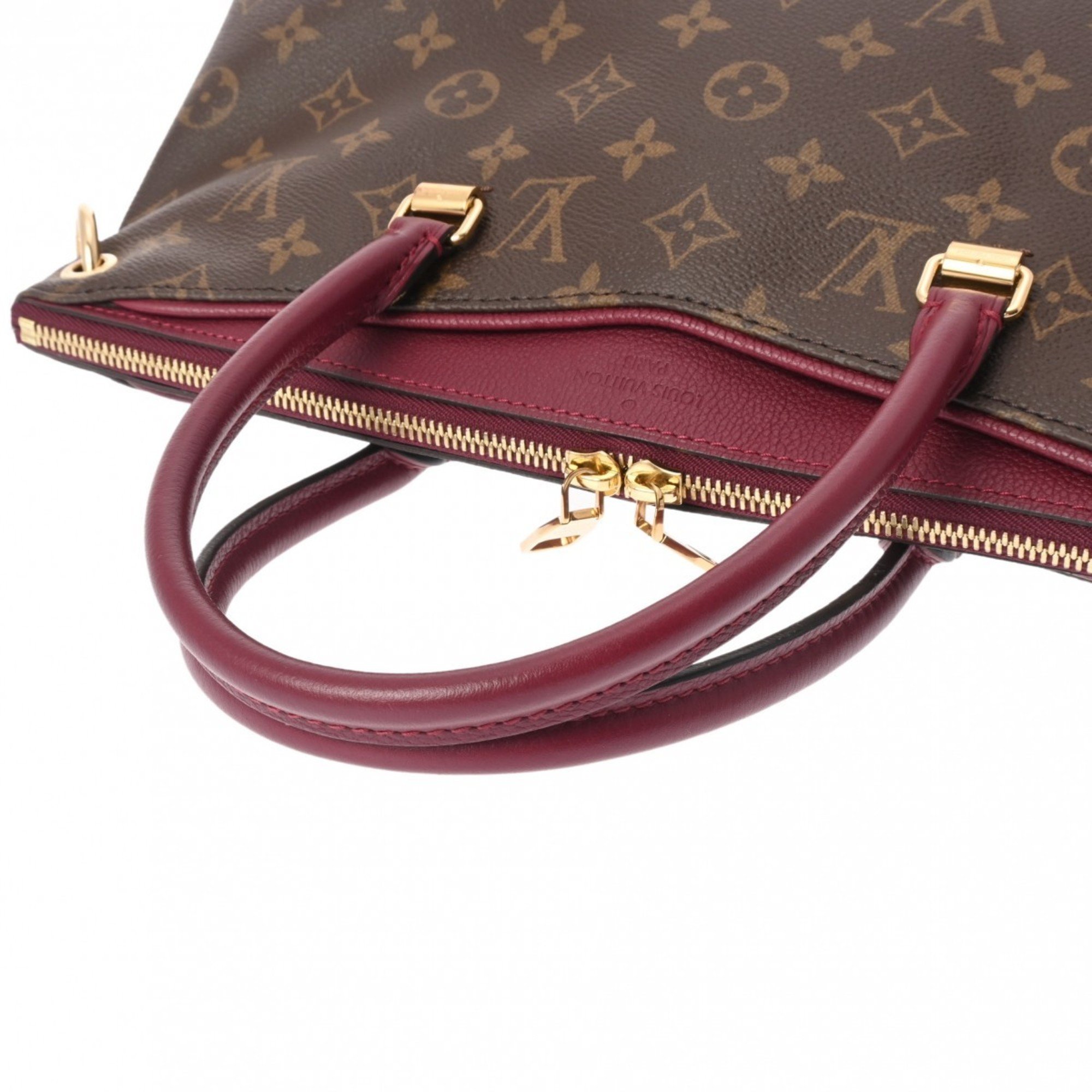 LOUIS VUITTON Louis Vuitton Monogram Pallas Bag Aurore M40906 Women's Leather Handbag