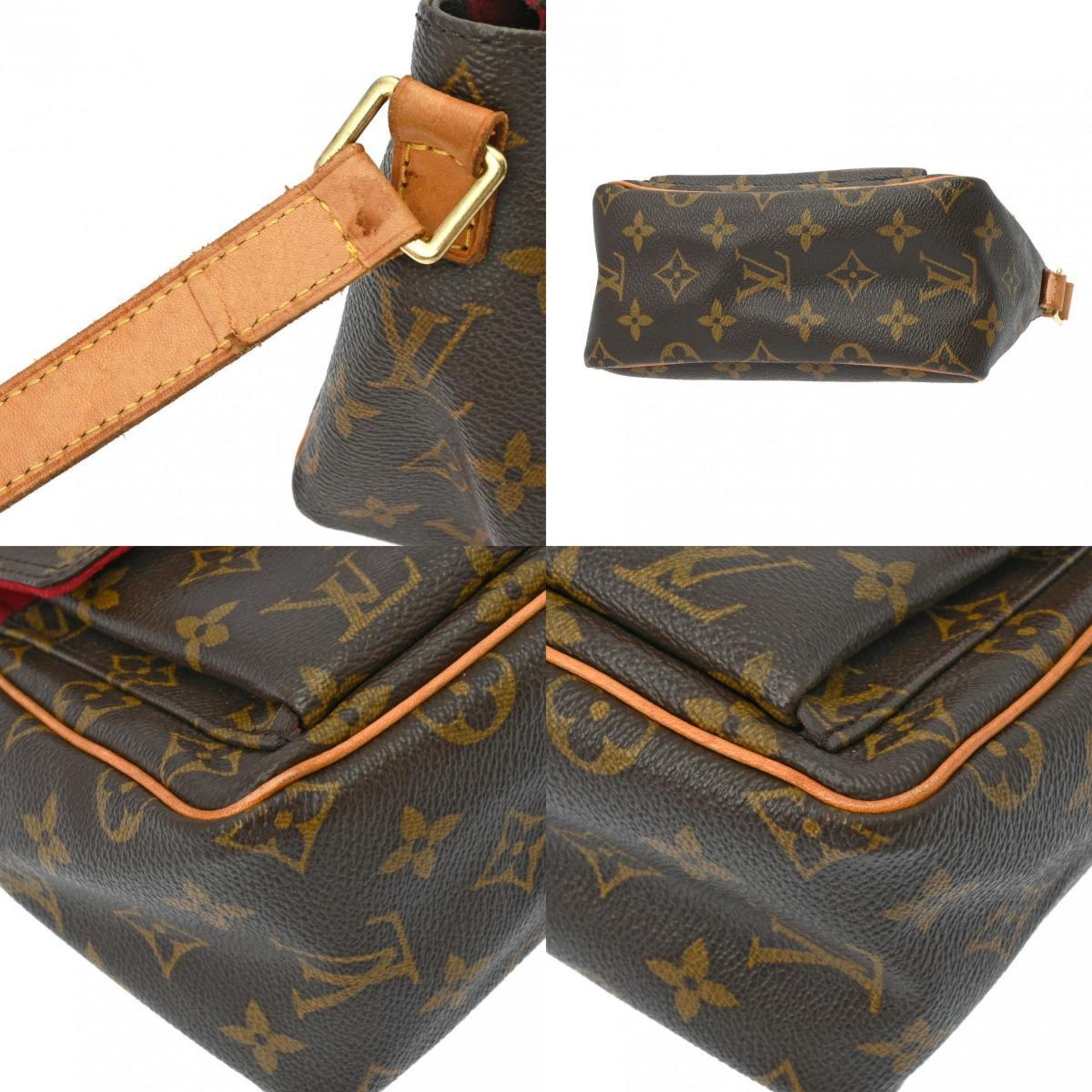 LOUIS VUITTON Louis Vuitton Monogram Vivacite PM Brown M51165 Women's Canvas Shoulder Bag