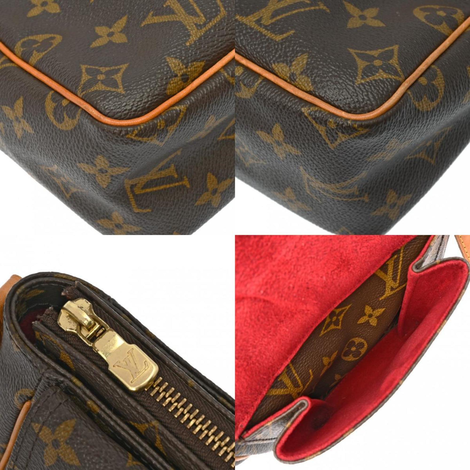 LOUIS VUITTON Louis Vuitton Monogram Vivacite PM Brown M51165 Women's Canvas Shoulder Bag