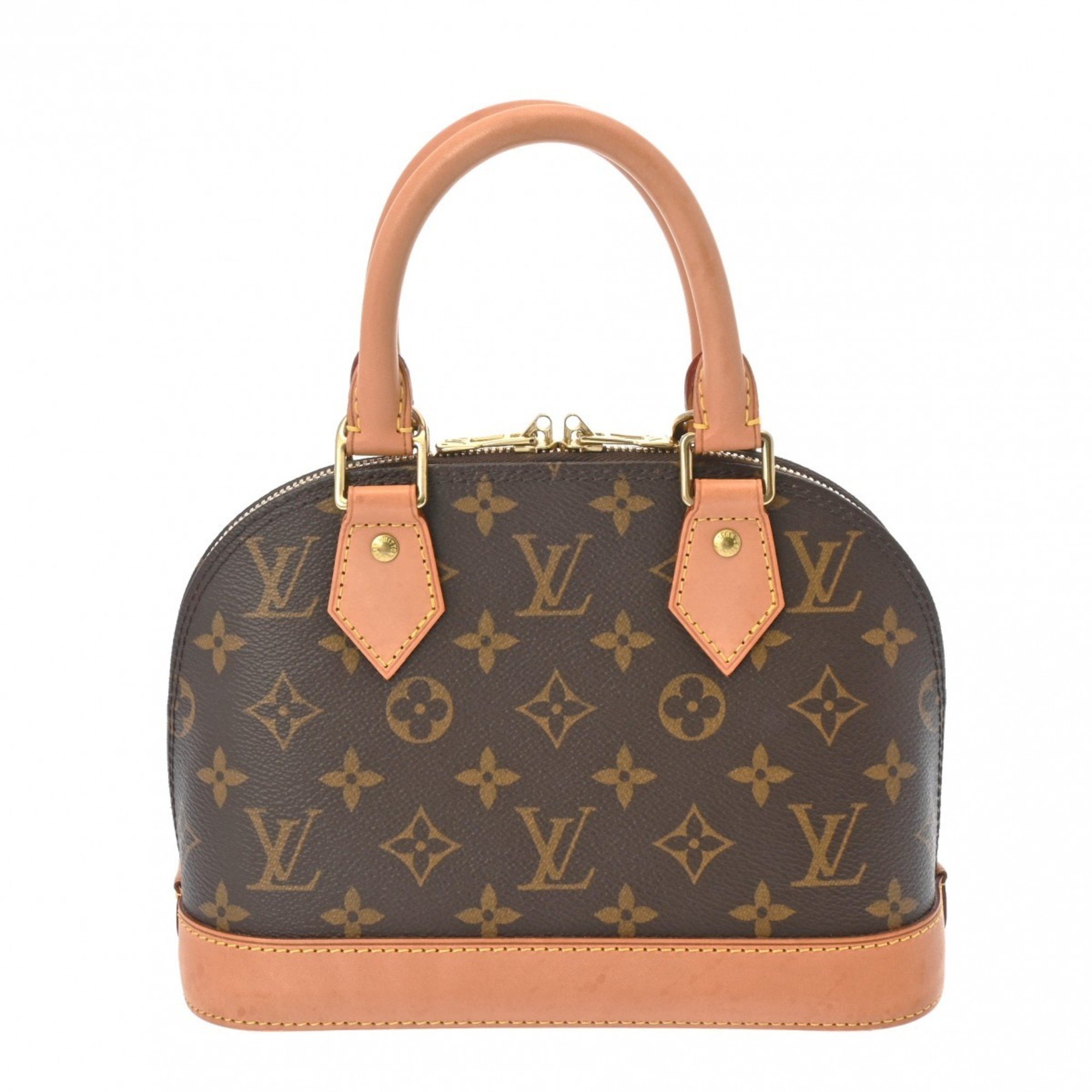 LOUIS VUITTON Louis Vuitton Monogram Alma BB Brown M46990 Women's Canvas Handbag