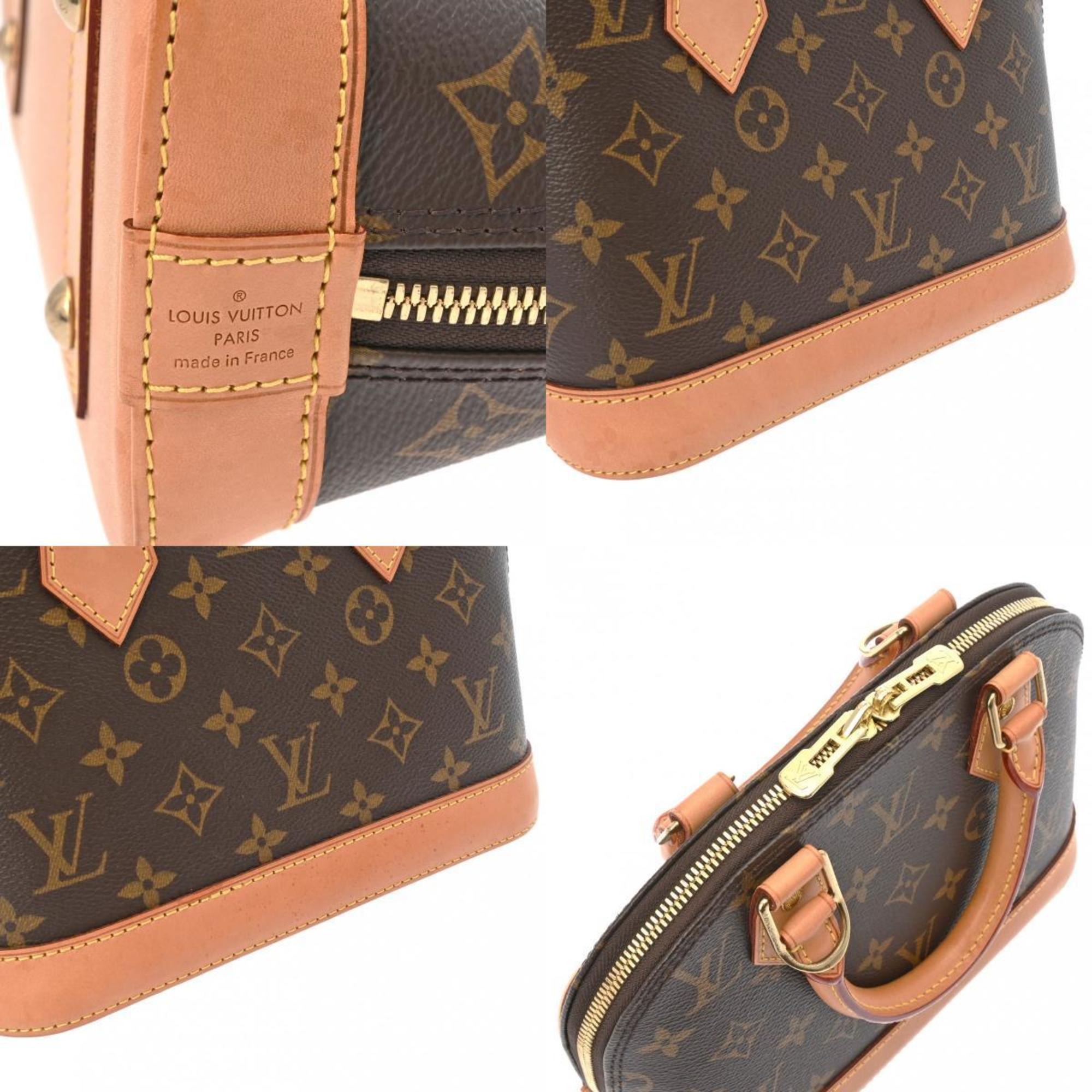 LOUIS VUITTON Louis Vuitton Monogram Alma BB Brown M46990 Women's Canvas Handbag