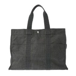 HERMES Hermes Air Line GM Grey Unisex Canvas Tote Bag