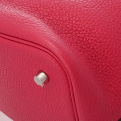 HERMES Picotin Lock MM Kazak Rouge Serie/Framboise Z Stamp (around 2021) Women's Taurillon Clemence Handbag