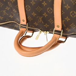 LOUIS VUITTON Louis Vuitton Monogram Keepall 55 Brown M41424 Unisex Canvas Boston Bag