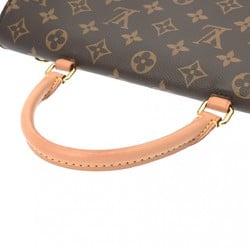 LOUIS VUITTON Louis Vuitton Monogram Marignan Noir M44259 Women's Canvas Handbag