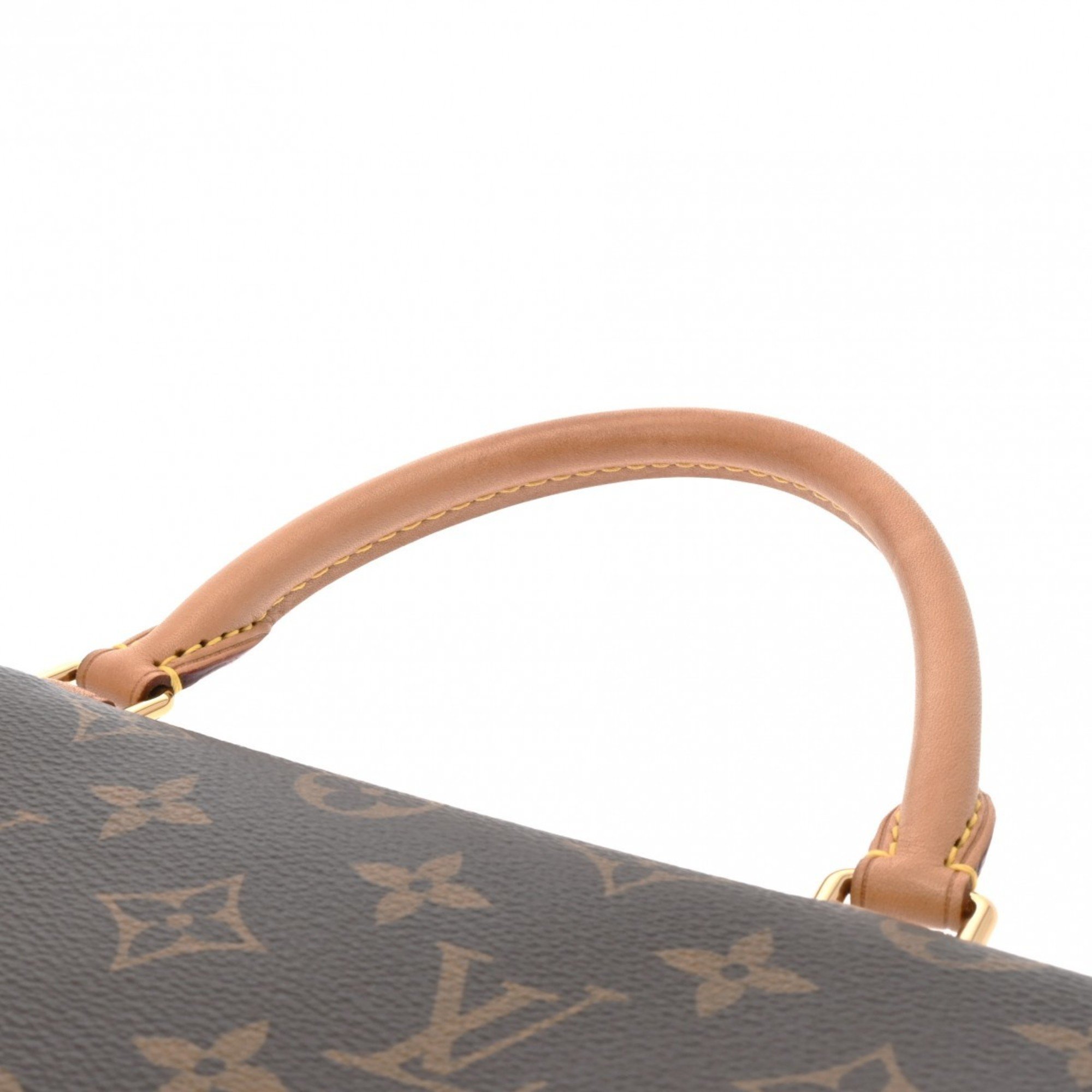 LOUIS VUITTON Louis Vuitton Monogram Marignan Noir M44259 Women's Canvas Handbag