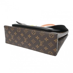 LOUIS VUITTON Louis Vuitton Monogram Marignan Noir M44259 Women's Canvas Handbag