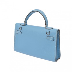 HERMES Tiny Kelly Celeste O stamp (around 2011) Women's Epsom leather bag