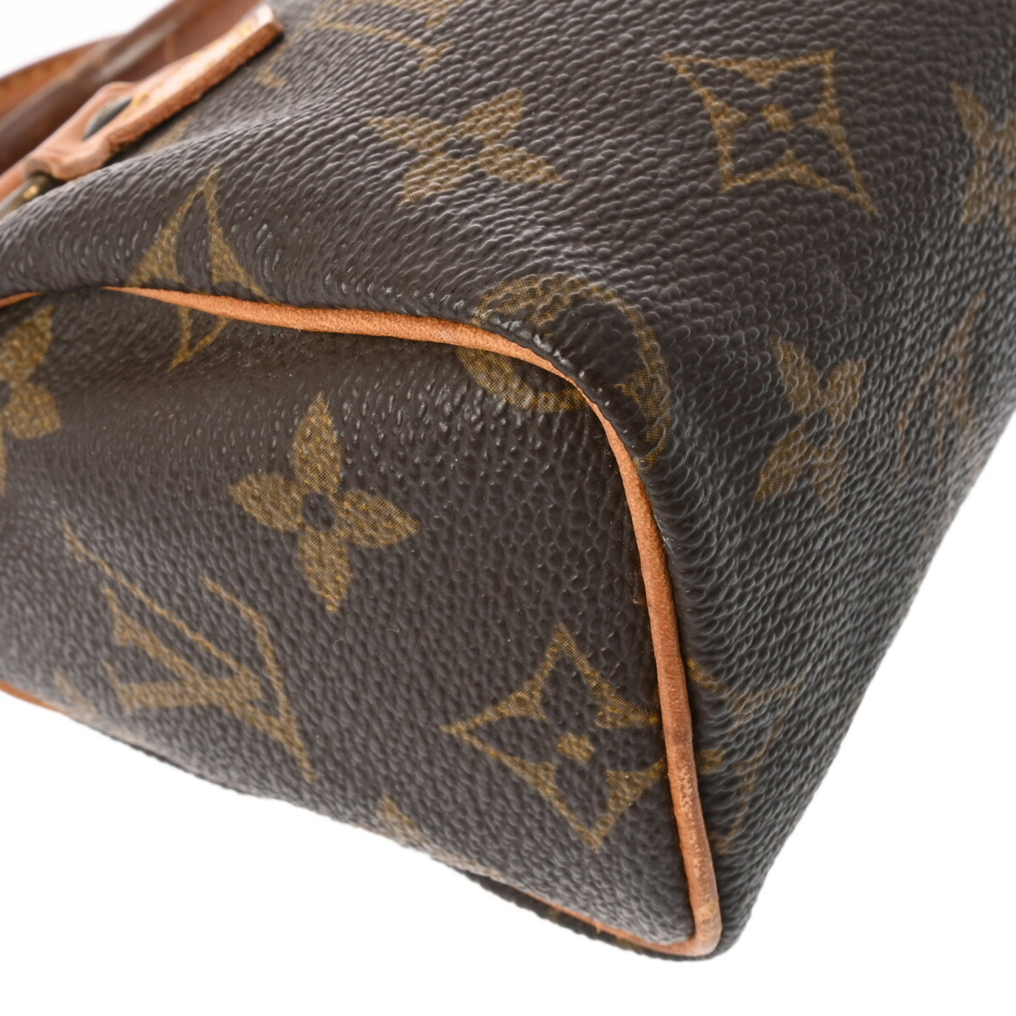 LOUIS VUITTON Louis Vuitton Monogram Speedy Brown M41534 Women's Canvas Handbag