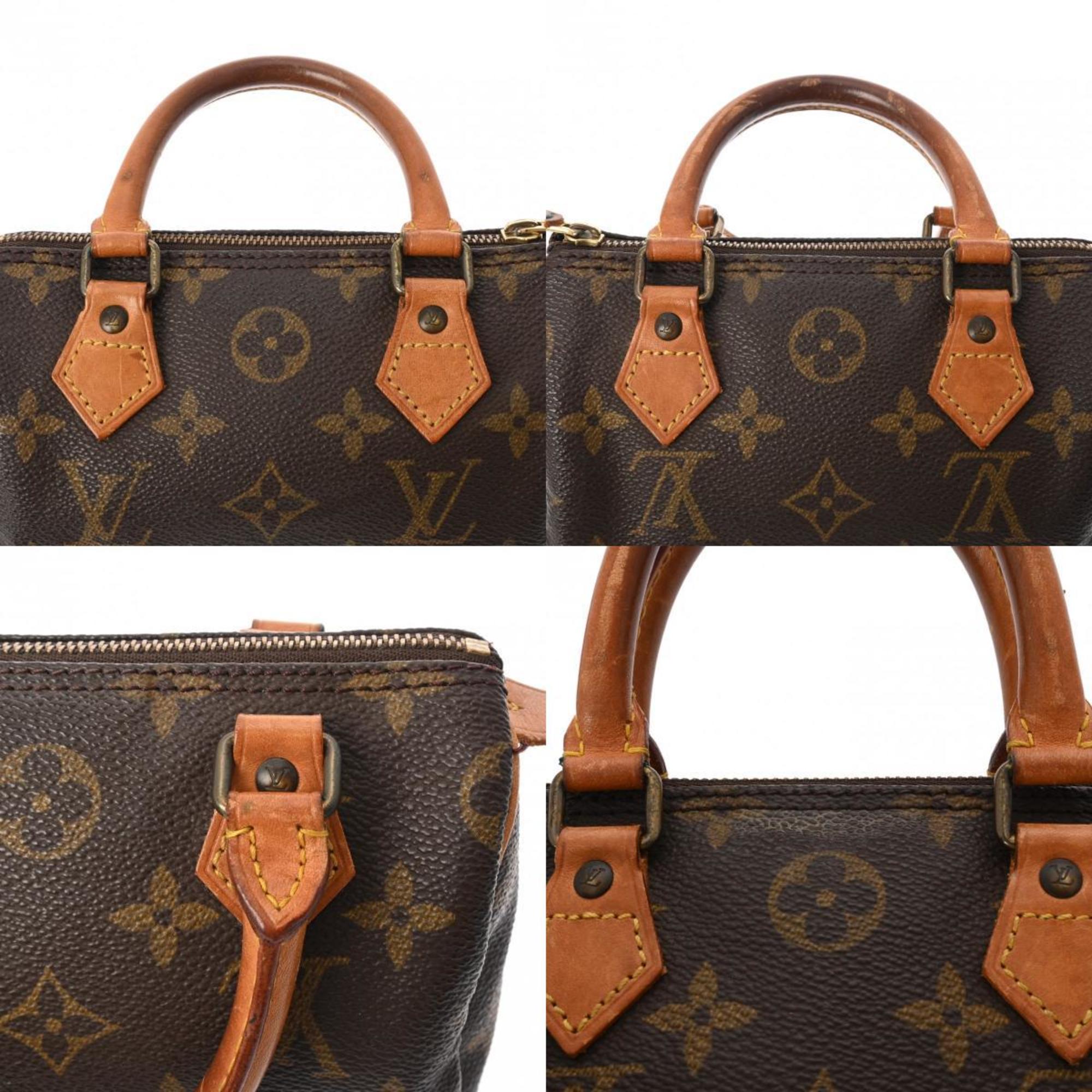 LOUIS VUITTON Louis Vuitton Monogram Speedy Brown M41534 Women's Canvas Handbag