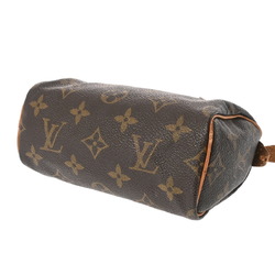 LOUIS VUITTON Louis Vuitton Monogram Speedy Brown M41534 Women's Canvas Handbag