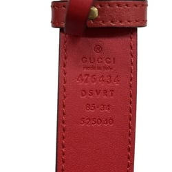 GUCCI GG Marmont Belt Bag Red 476434 Women's Leather Body