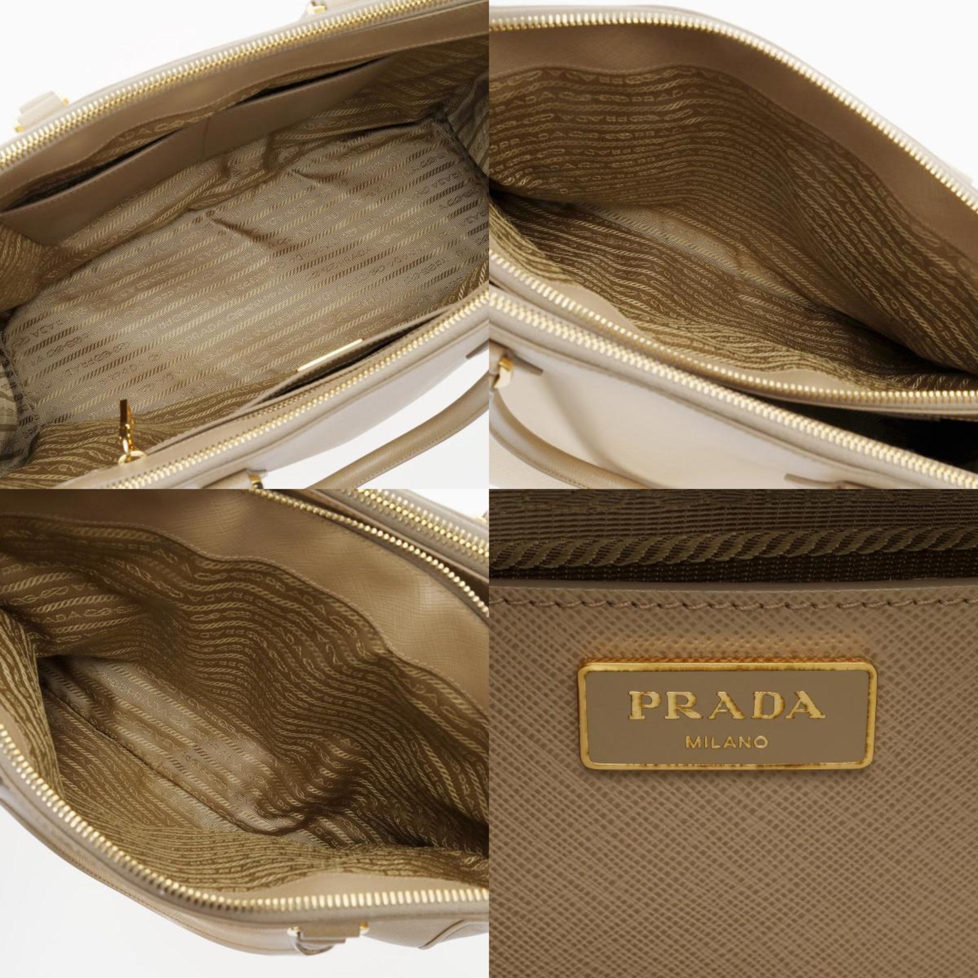 PRADA Prada Galleria Tote Bag Mink Quartz B1786S Women's Saffiano Handbag