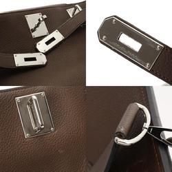 HERMES Hermes Gypsiere 34 Cacao □L stamp (around 2008) Women's Taurillon Clemence shoulder bag