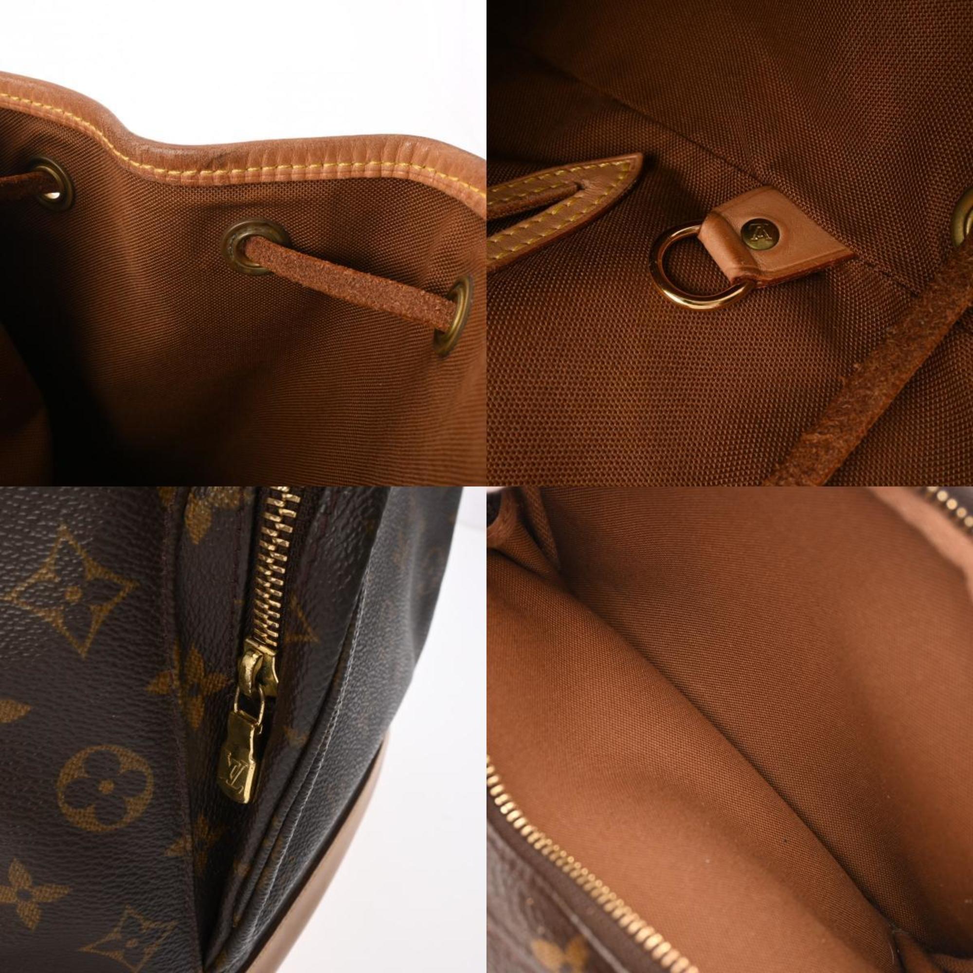 LOUIS VUITTON Louis Vuitton Monogram Montsouris GM Brown M51135 Women's Canvas Backpack/Daypack