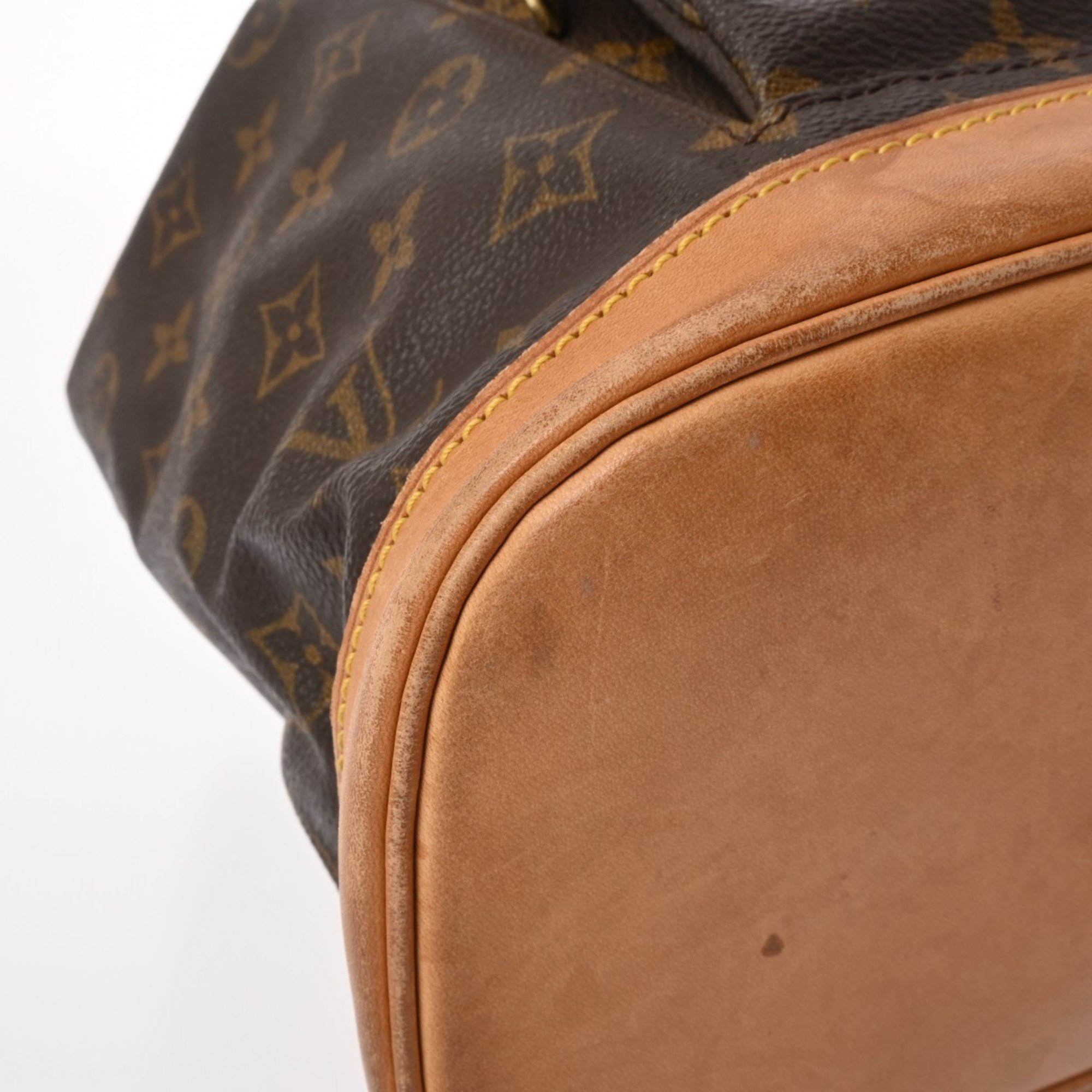 LOUIS VUITTON Louis Vuitton Monogram Montsouris GM Brown M51135 Women's Canvas Backpack/Daypack