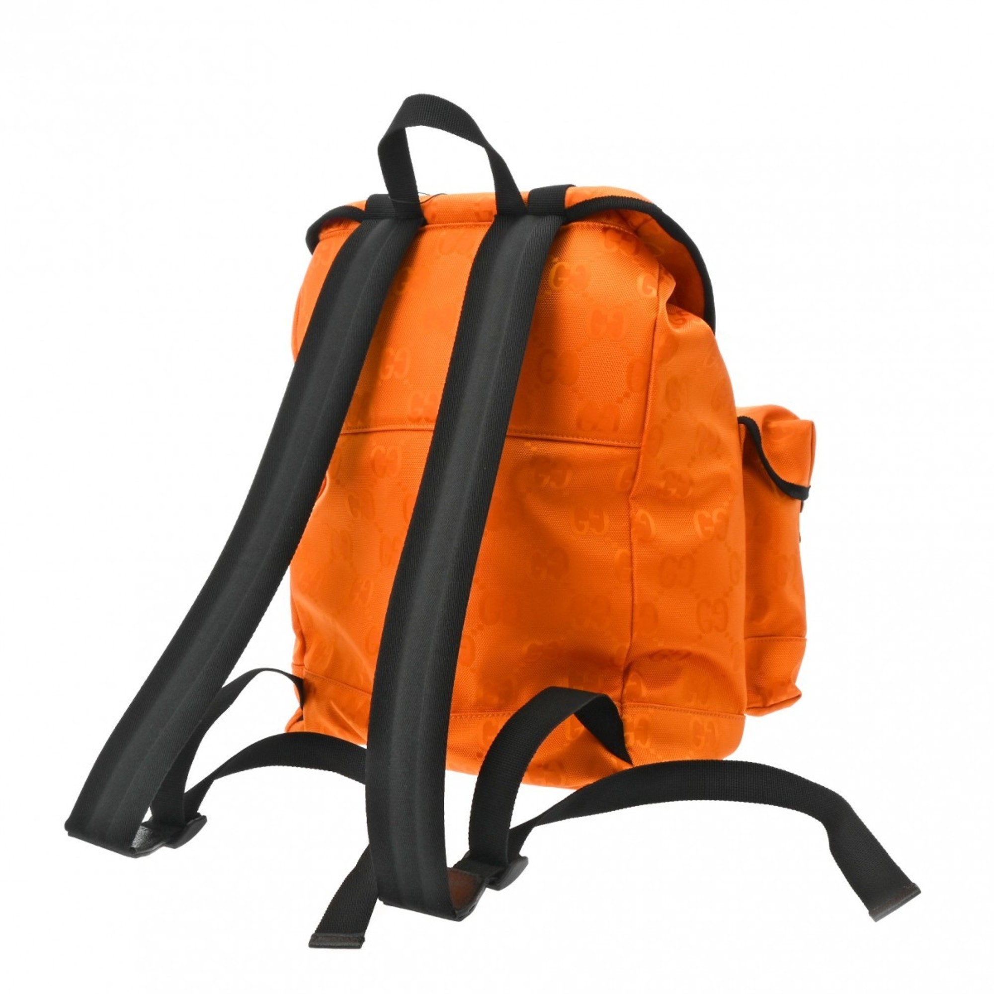 GUCCI GG Pattern Backpack Orange 626160 Men's Nylon Backpack/Daypack