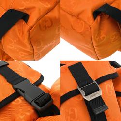 GUCCI GG Pattern Backpack Orange 626160 Men's Nylon Backpack/Daypack