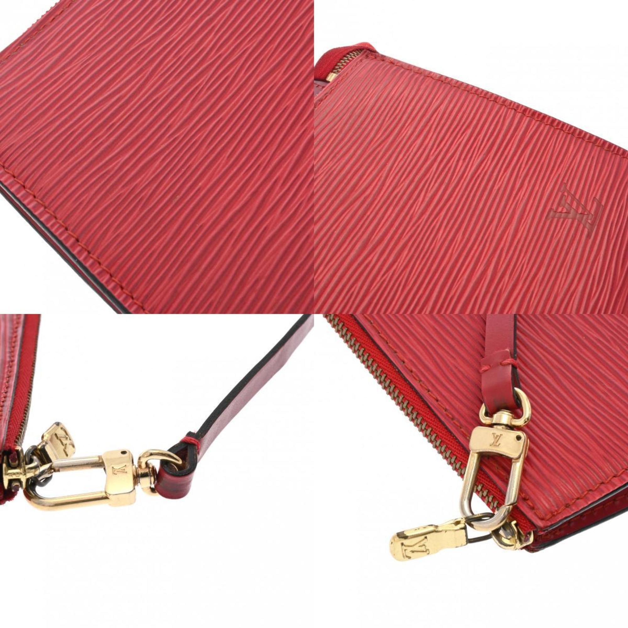 LOUIS VUITTON Louis Vuitton Epi Red M52947 Women's Leather Pouch