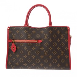 LOUIS VUITTON Louis Vuitton Monogram Popincourt PM Rouge M43433 Women's Canvas Handbag