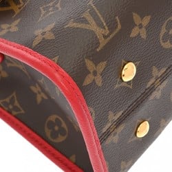 LOUIS VUITTON Louis Vuitton Monogram Popincourt PM Rouge M43433 Women's Canvas Handbag