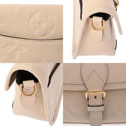 LOUIS VUITTON Louis Vuitton Monogram Empreinte Diane Creme M46388 Women's Leather Shoulder Bag