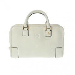 LOEWE Amazona 23 White Women's Calfskin Handbag