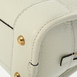 LOEWE Amazona 23 White Women's Calfskin Handbag