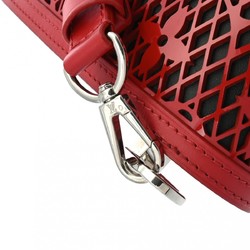 LOUIS VUITTON Louis Vuitton Monogram Mesh Dauphine MINI Red M20359 Women's Leather Shoulder Bag