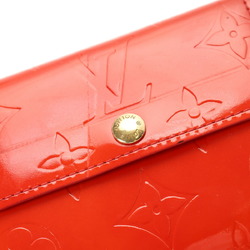 LOUIS VUITTON Vernis Ludlow Coin Purse Rouge M91090 Women's Monogram Case