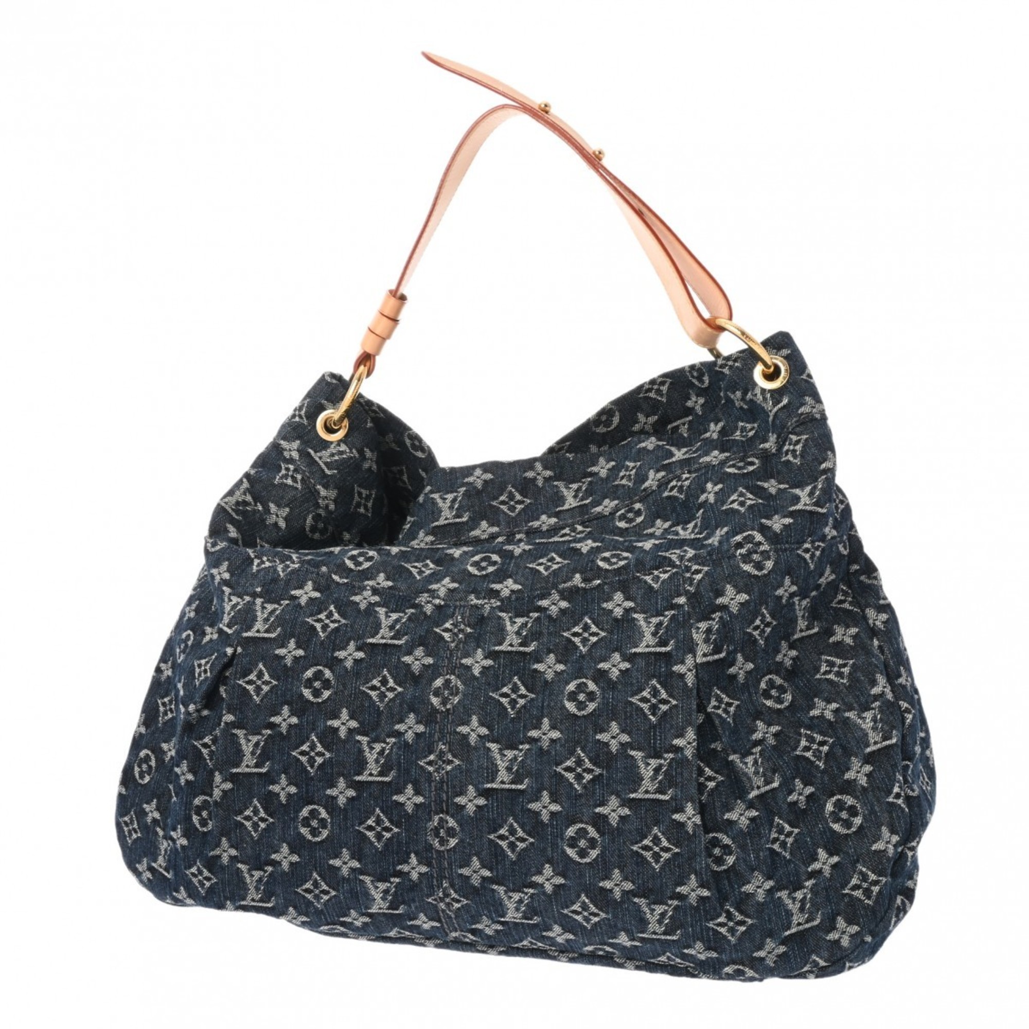 LOUIS VUITTON Louis Vuitton Monogram Denim Daily GM Blue M40493 Women's Shoulder Bag