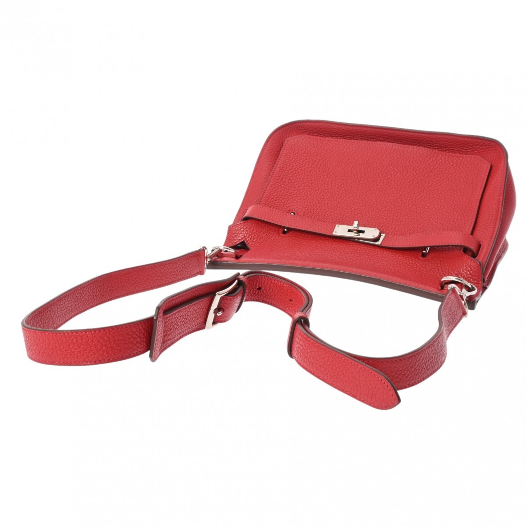 HERMES Hermes Gypsiere 28 Rouge Kazak - □Q stamp (around 2013) Women's Taurillon Clemence shoulder bag