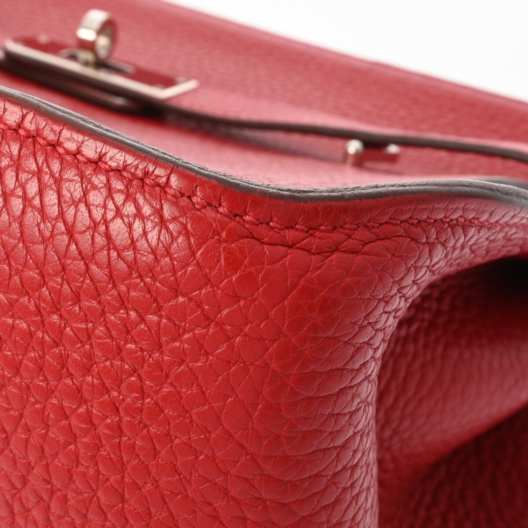 HERMES Hermes Gypsiere 28 Rouge Kazak - □Q stamp (around 2013) Women's Taurillon Clemence shoulder bag