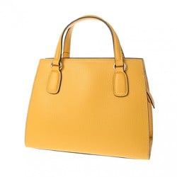 GUCCI Gucci Soho Outlet Yellow 607722 Women's Calfskin Handbag