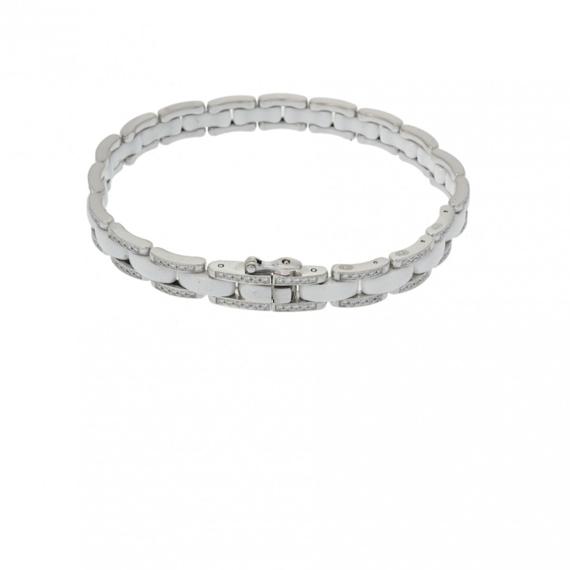 CHANEL Chanel Ultra Bracelet Diamond J2931 Women's K18 White Gold Ceramic