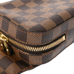 LOUIS VUITTON Louis Vuitton Damier Geronimos Brown N51994 Unisex Canvas Shoulder Bag