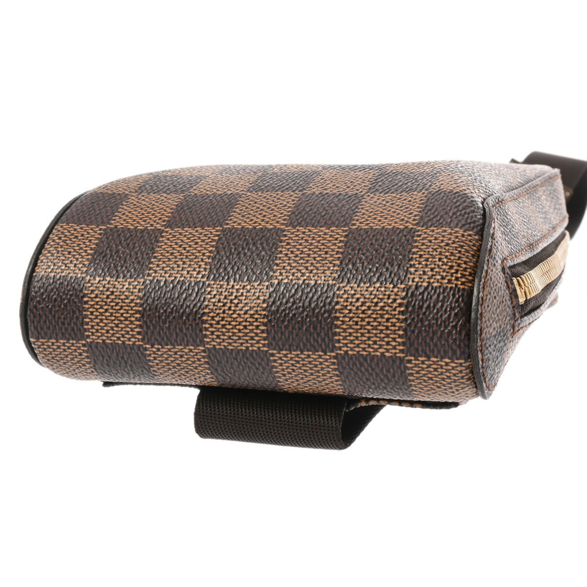 LOUIS VUITTON Louis Vuitton Damier Geronimos Brown N51994 Unisex Canvas Shoulder Bag