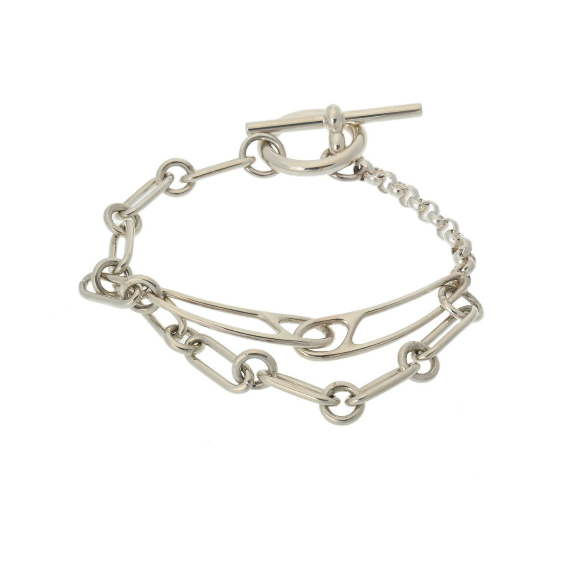 HERMES Chaine d'Ancrepunk SH Unisex SV Bracelet