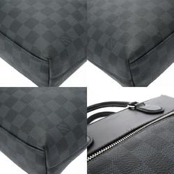 LOUIS VUITTON Damier Cobalt Newport Tote Navy N41588 Men's Canvas Handbag